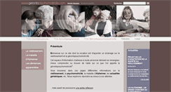 Desktop Screenshot of gerontopsychomotricite.com