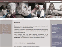 Tablet Screenshot of gerontopsychomotricite.com